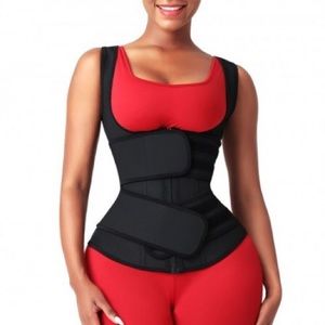 Sample SALEβΌοΈ Latex Waist Trainer Vest w/Zip & Double Velcro Belts.(Last One)
